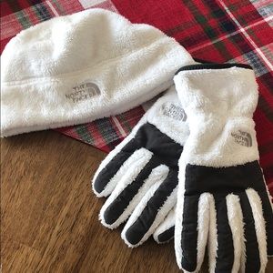 The North Face Hat and Gloves